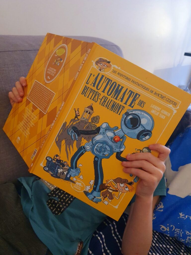 LITTERATURE JEUNESSE : SACRE-COEUR ET L&rsquo;AUTOMATE DES BUTTES-CHAUMONT